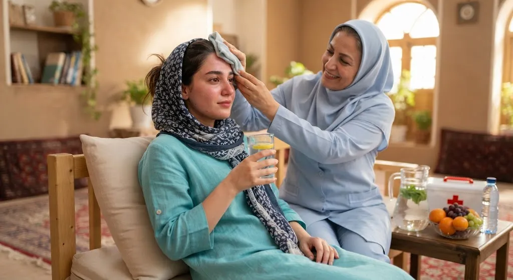 درمان گرمازدکی
