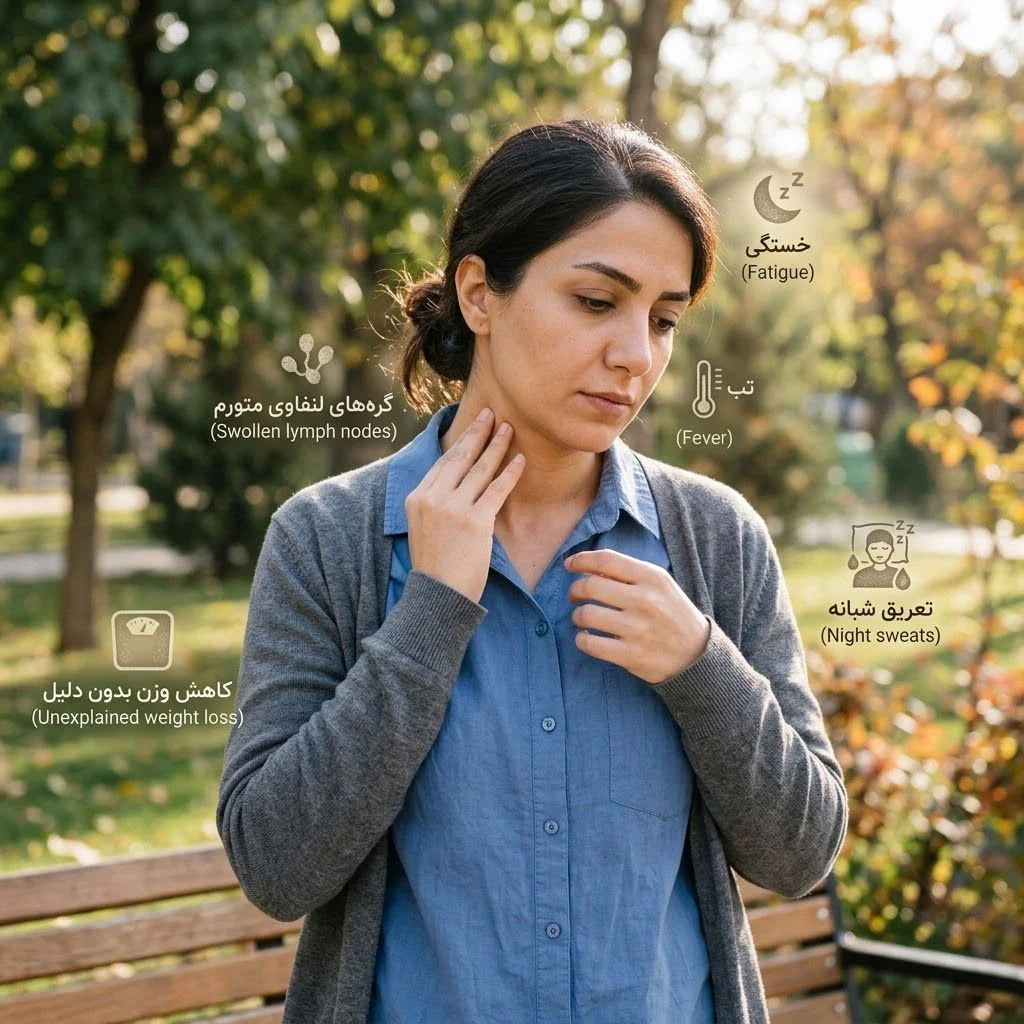 علائم اولیه لنفوم