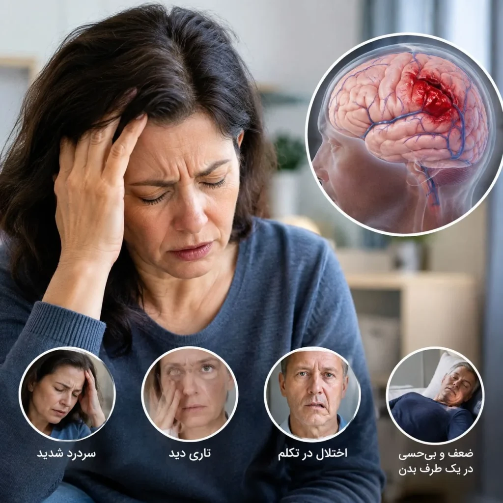 علائم خونریزی مغزی