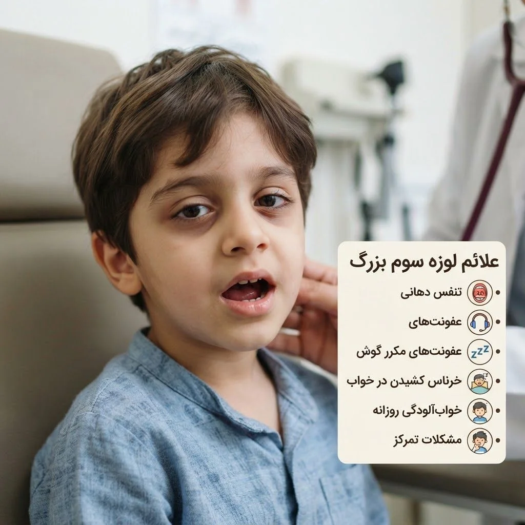 جراحی لوزه سوم